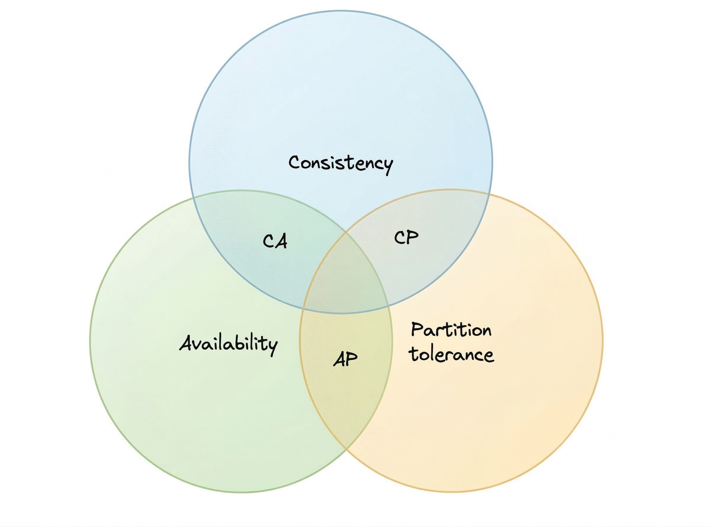 Distributed systems concept showing data nodes and network links